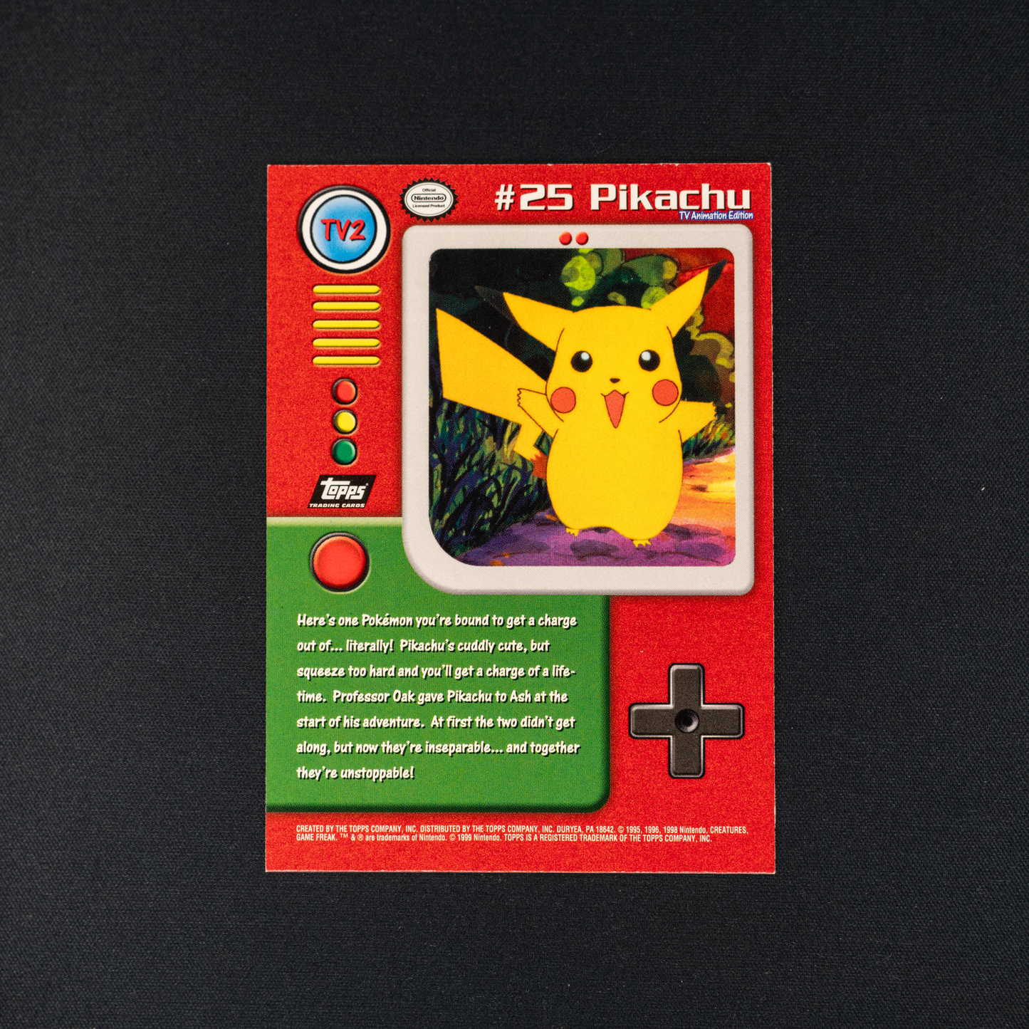 Pikachu TV2 - 1999 Topps Movie TV