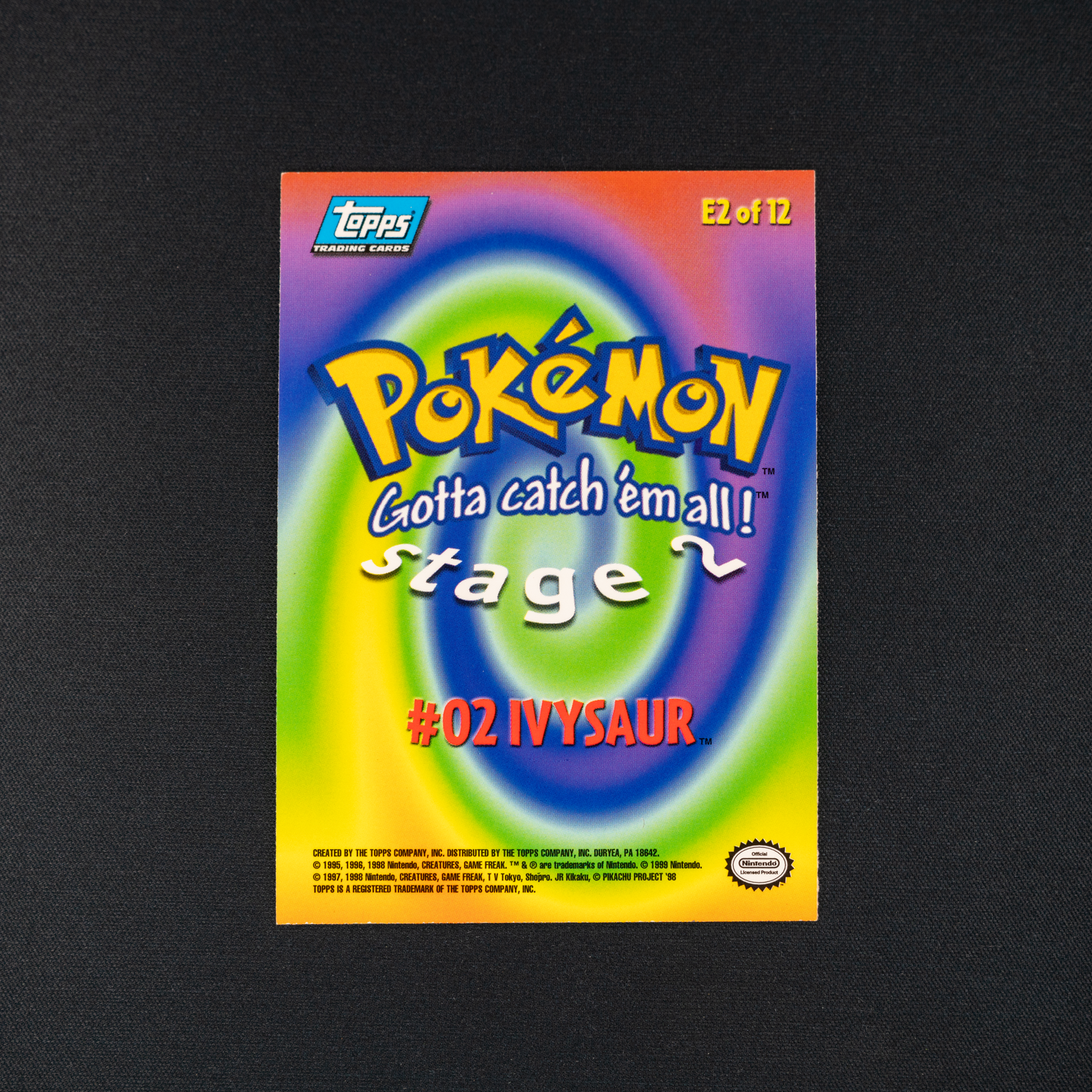 Ivysaur - 1999 Topps Movie Evolution