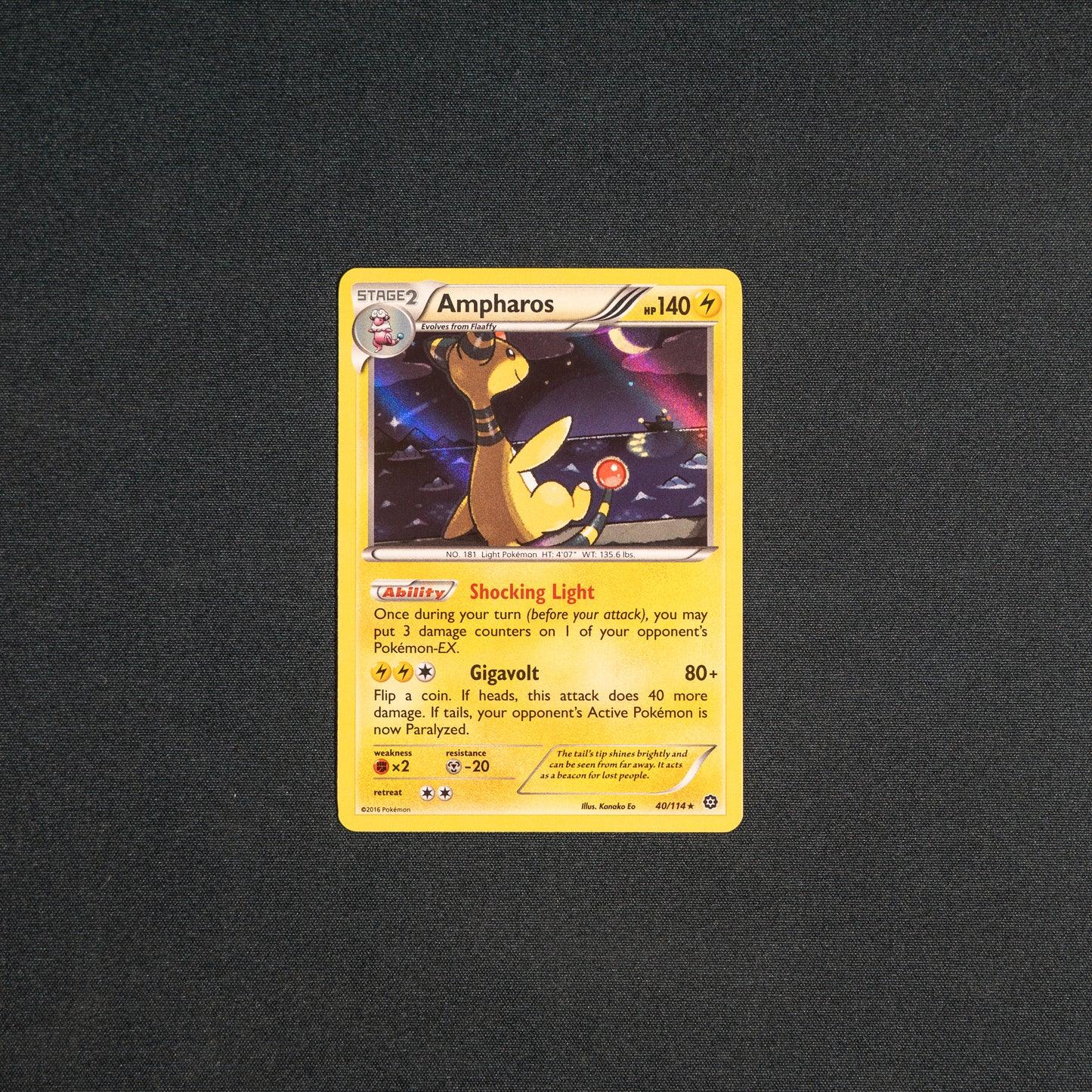 Ampharos - XY - Steam Siege (STS)