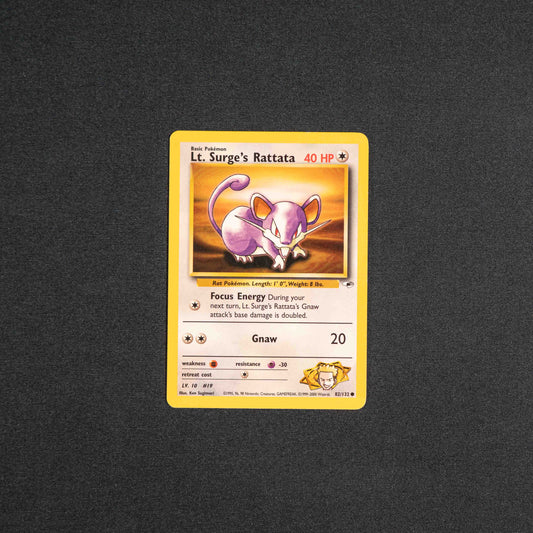 Lt. Surge's Rattata - Gym Heroes (G1)