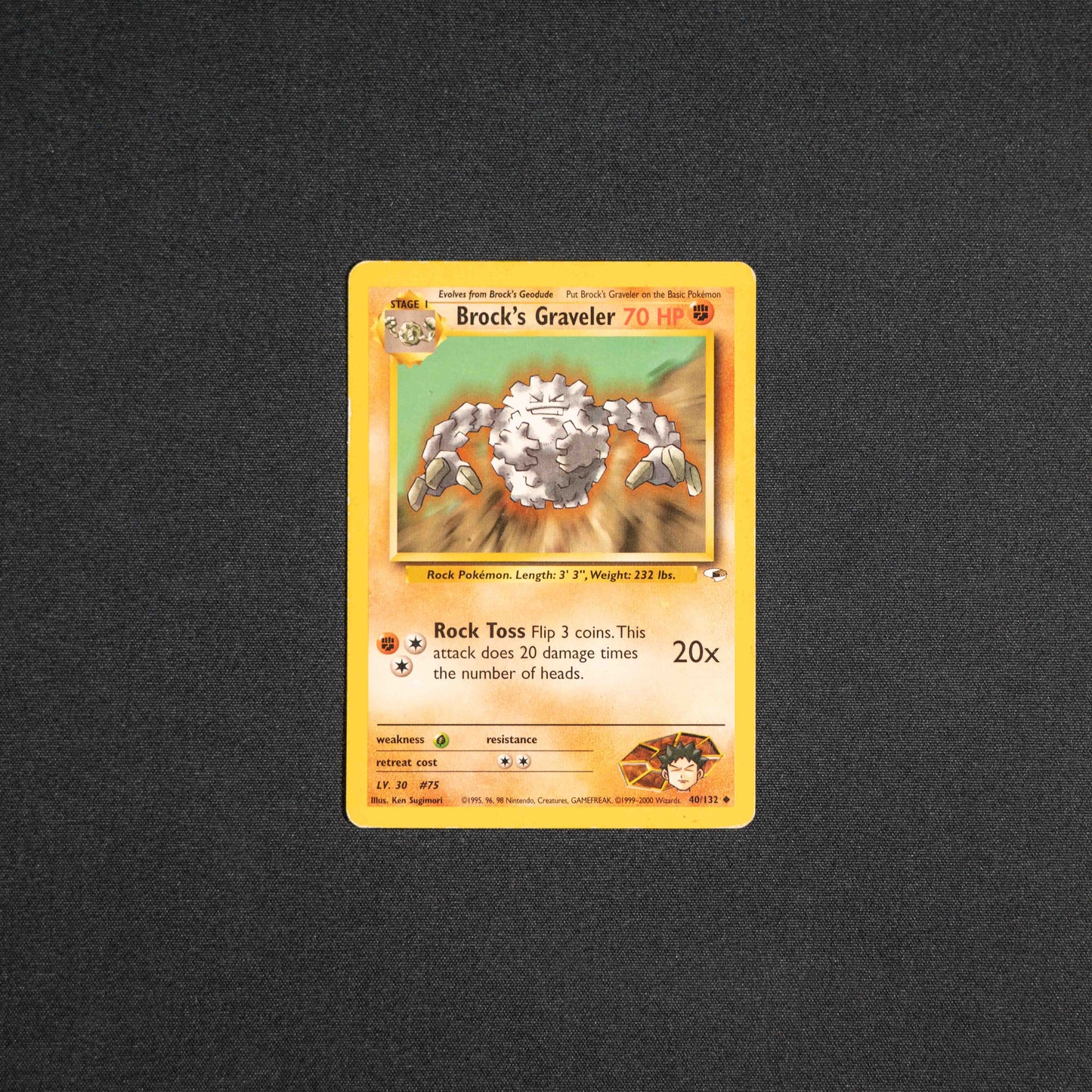 Brock's Graveler - Gym Heroes (G1)