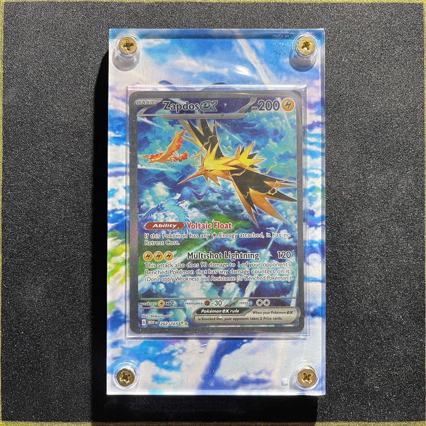 SV 151 Zapdos ex Frame
