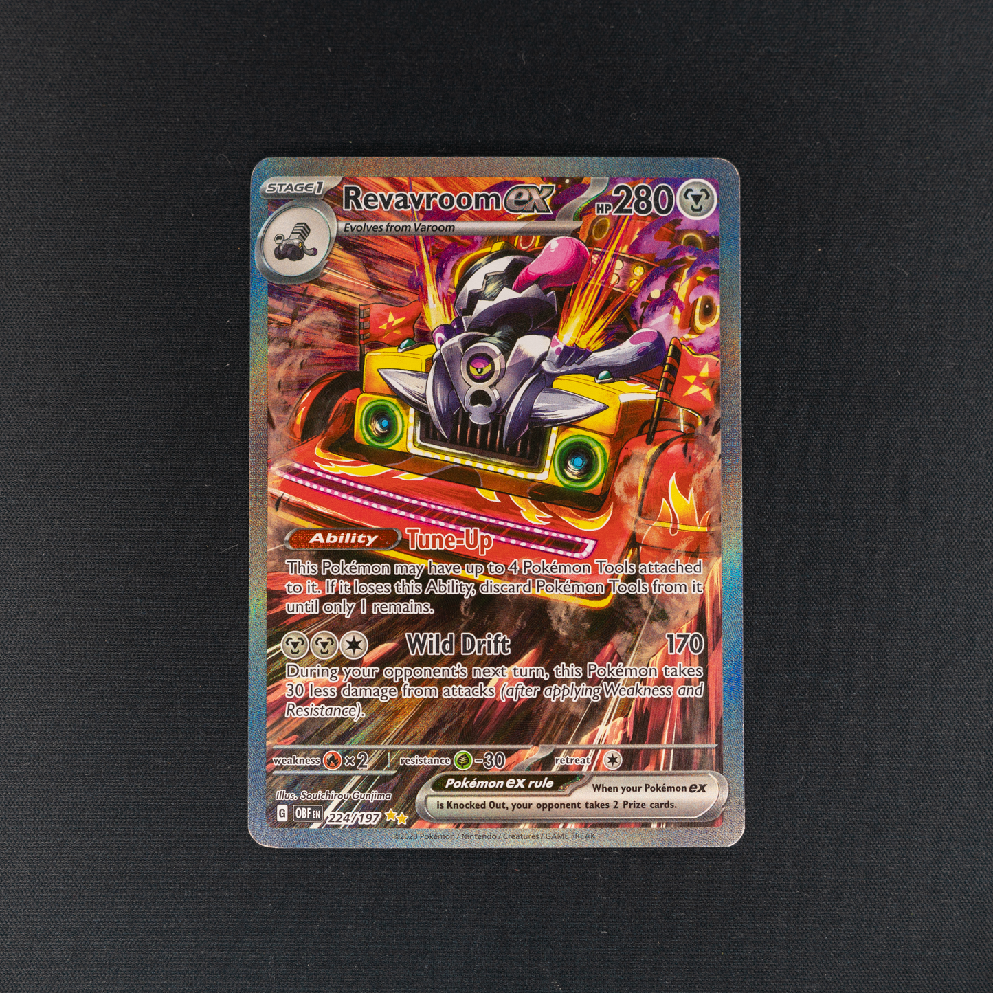Revavroom ex - 224/197 - SV03: Obsidian Flames (OBF)