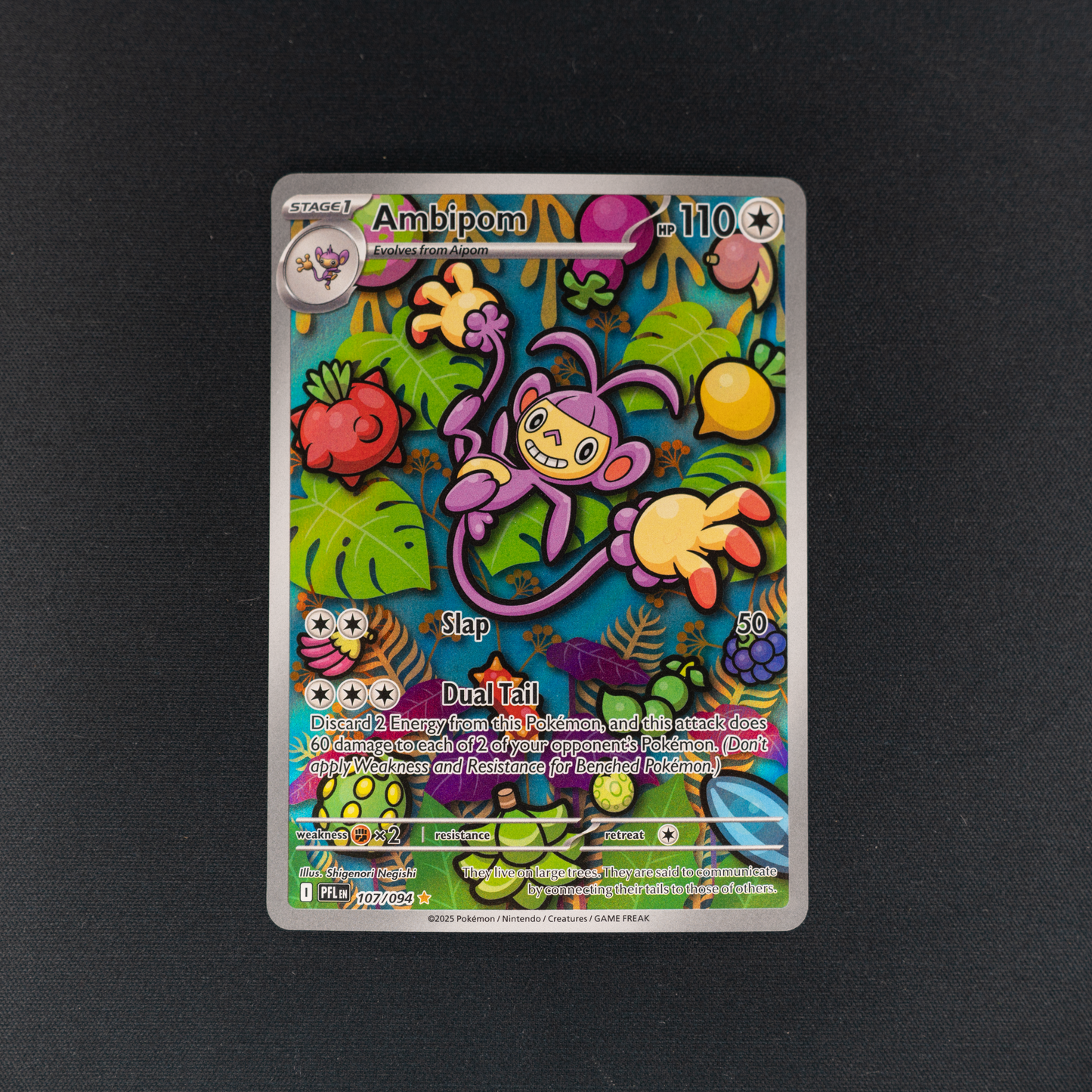 Ambipom - 107/094 - ME02: Phantasmal Flames (PFL)