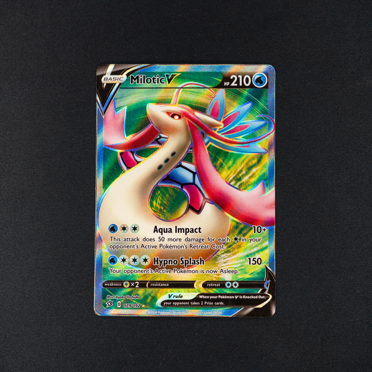 Milotic V (Full Art) - SWSH02: Rebel Clash (SWSH02)