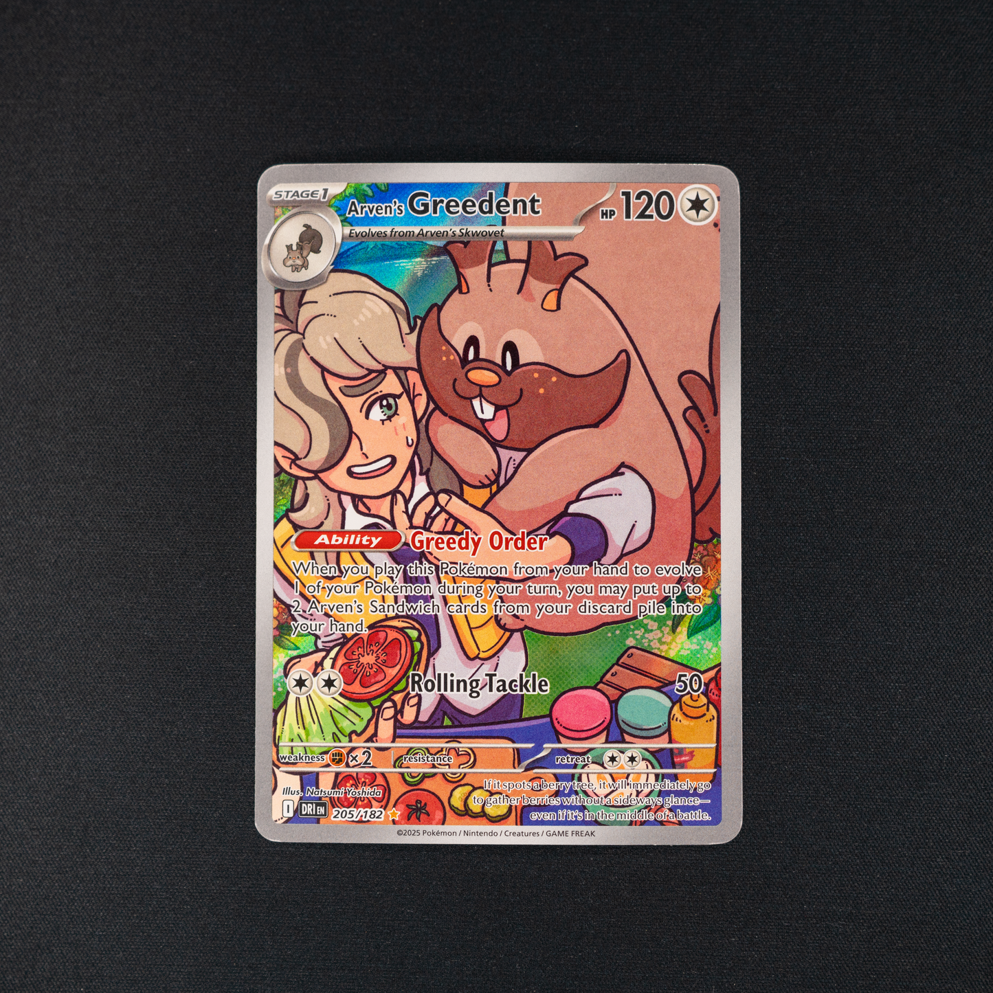 Arven's Greedent - 205/182 - SV10: Destined Rivals (DRI)