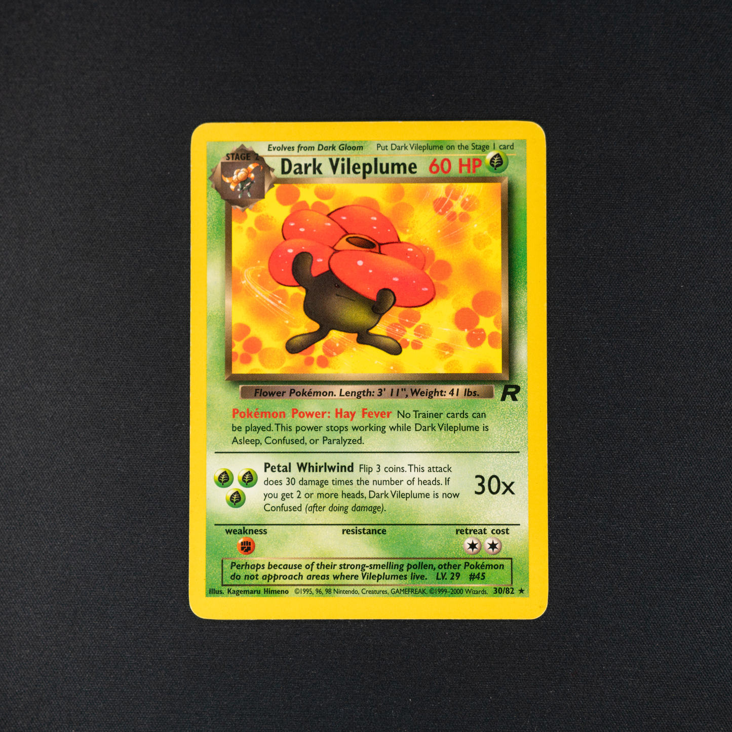 Dark Vileplume (30) - Team Rocket (TR)