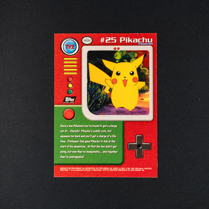 Pikachu TV2 - 1999 Topps Movie TV