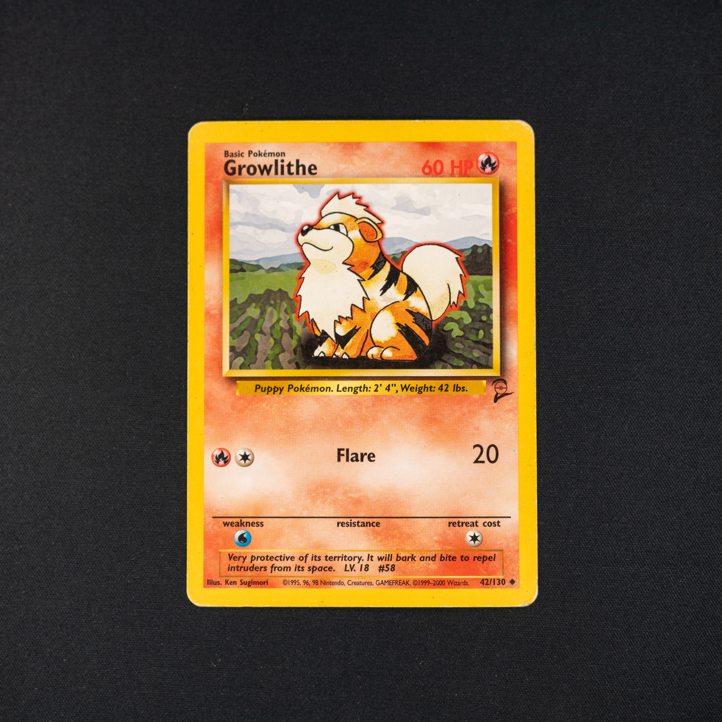 Growlithe - Base Set 2 (BS2)