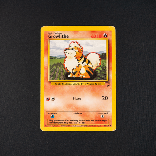 Growlithe - Base Set 2 (BS2)