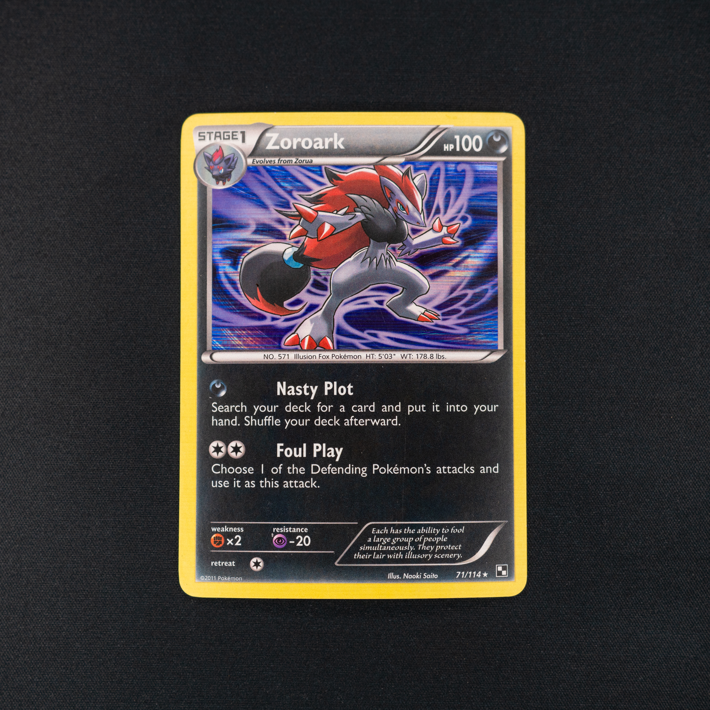 Zoroark - Black and White (BLW)
