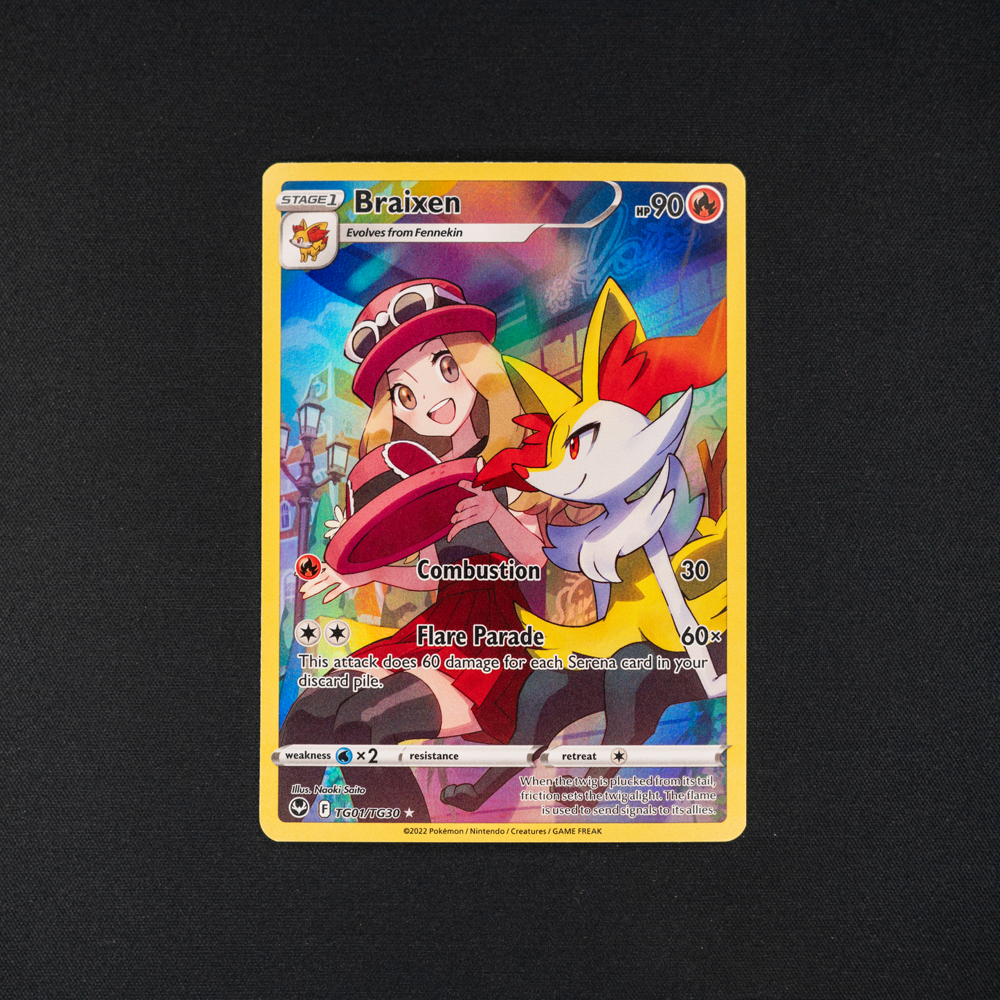 Braixen - SWSH12: Silver Tempest Trainer Gallery (SWSH12: TG)