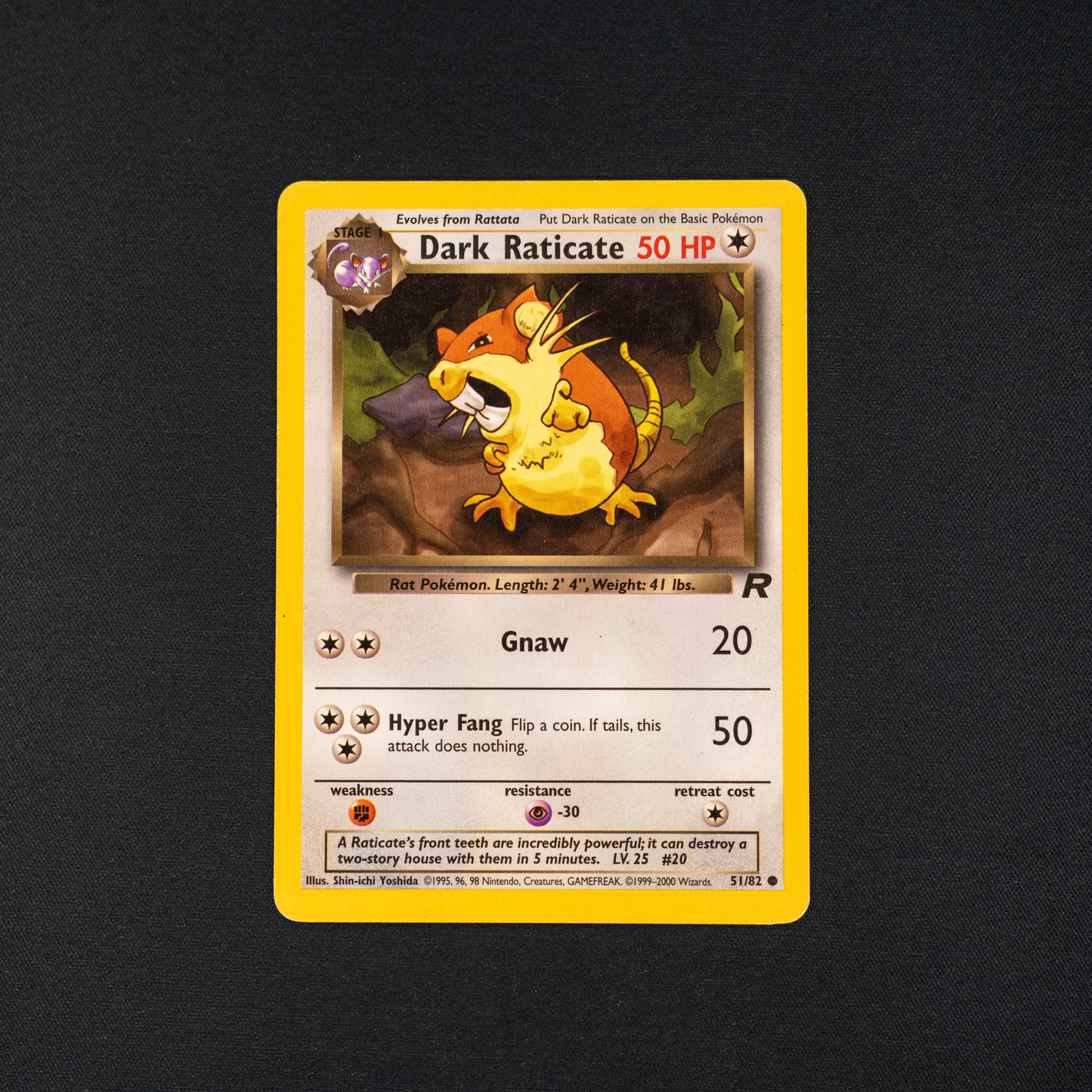 Dark Raticate - Team Rocket (TR)