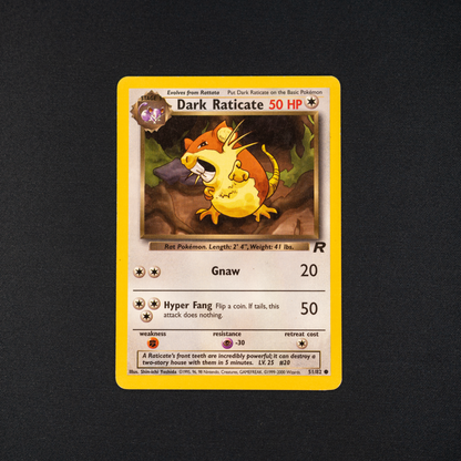 Dark Raticate - Team Rocket (TR)