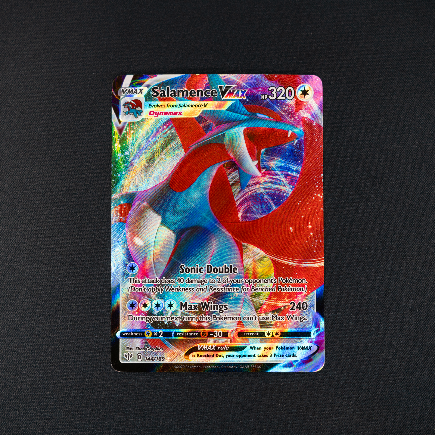 Salamence VMAX - SWSH03: Darkness Ablaze (SWSH03)