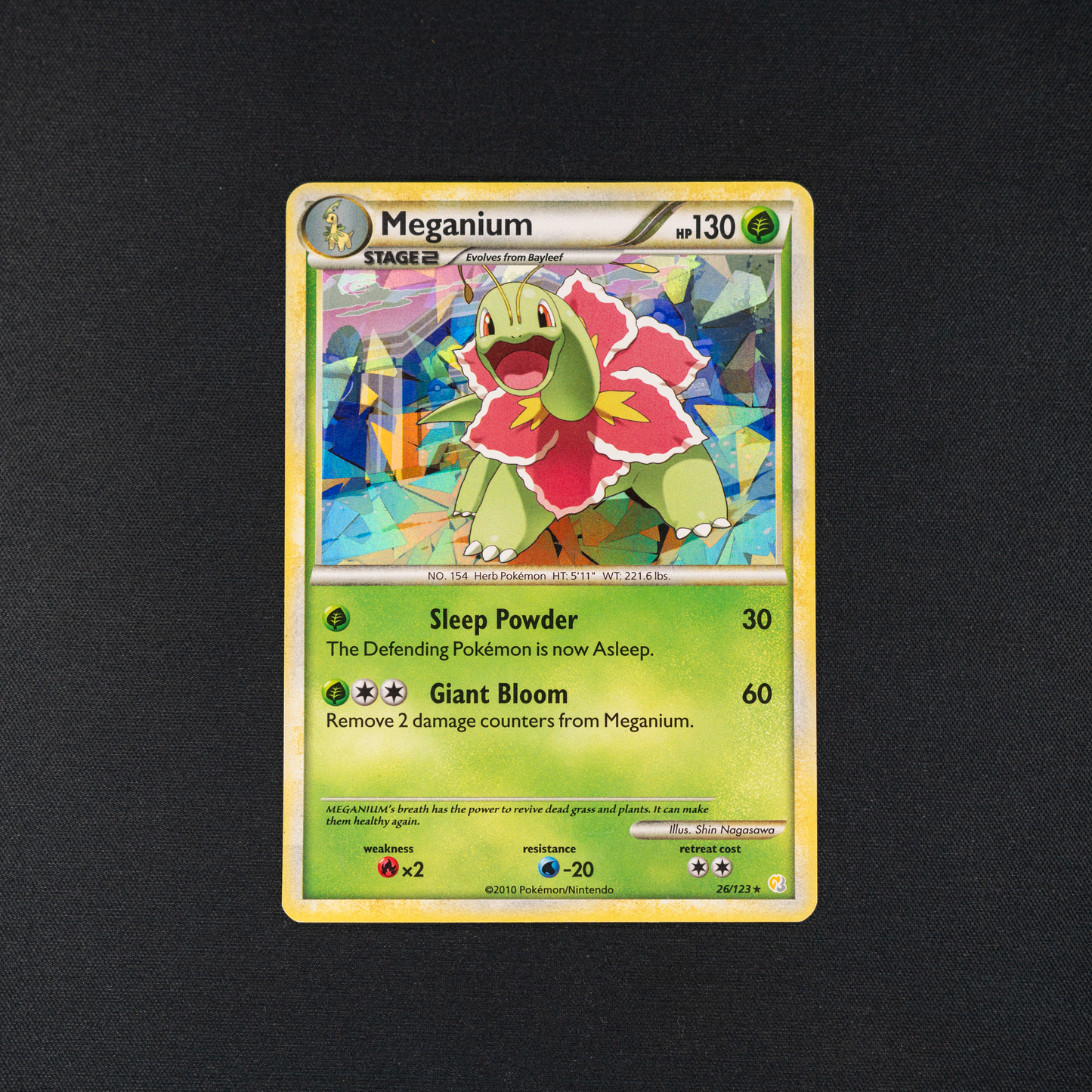 Meganium - 26/123 (Cracked Ice Holo)
