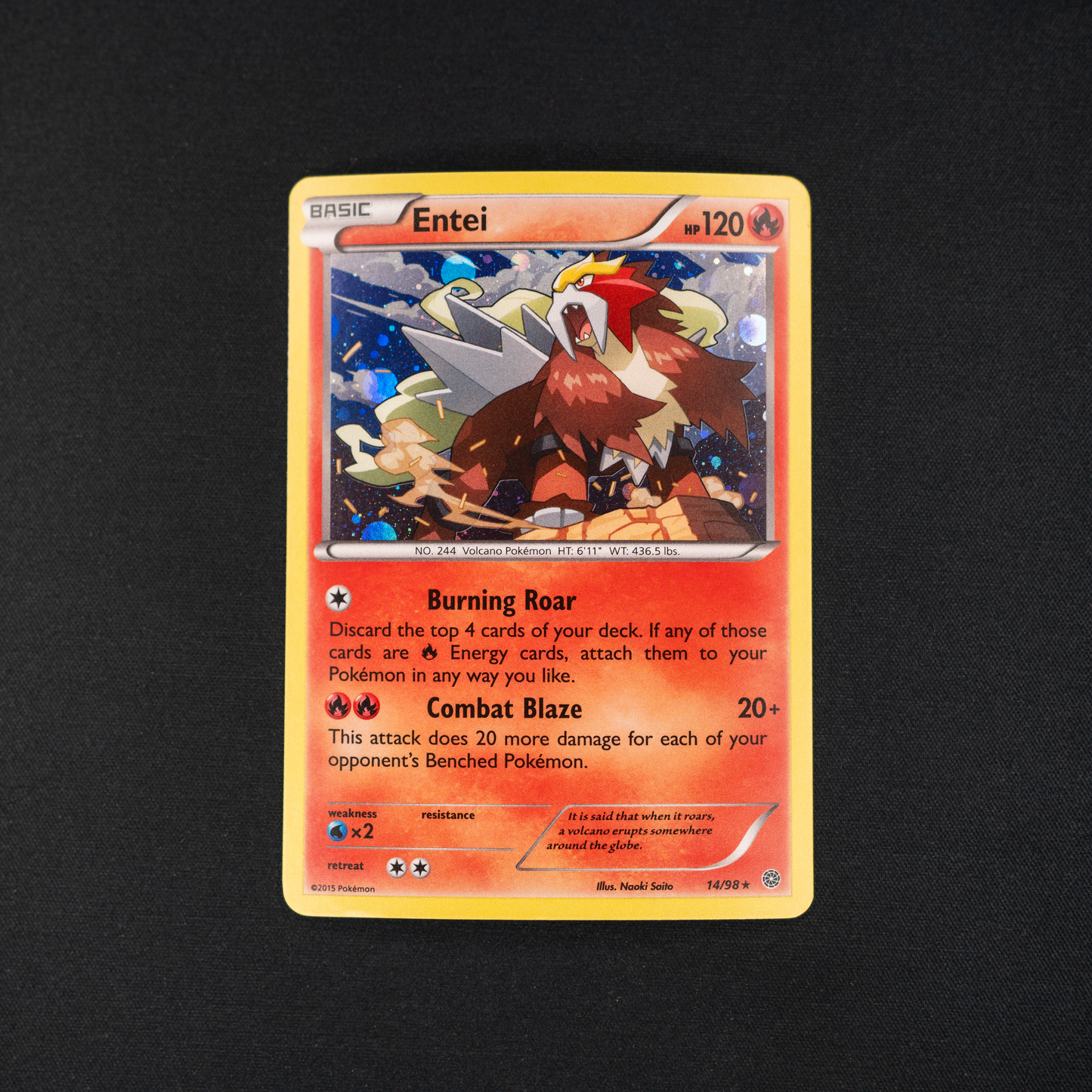 Entei (14) - XY - Ancient Origins (AOR)