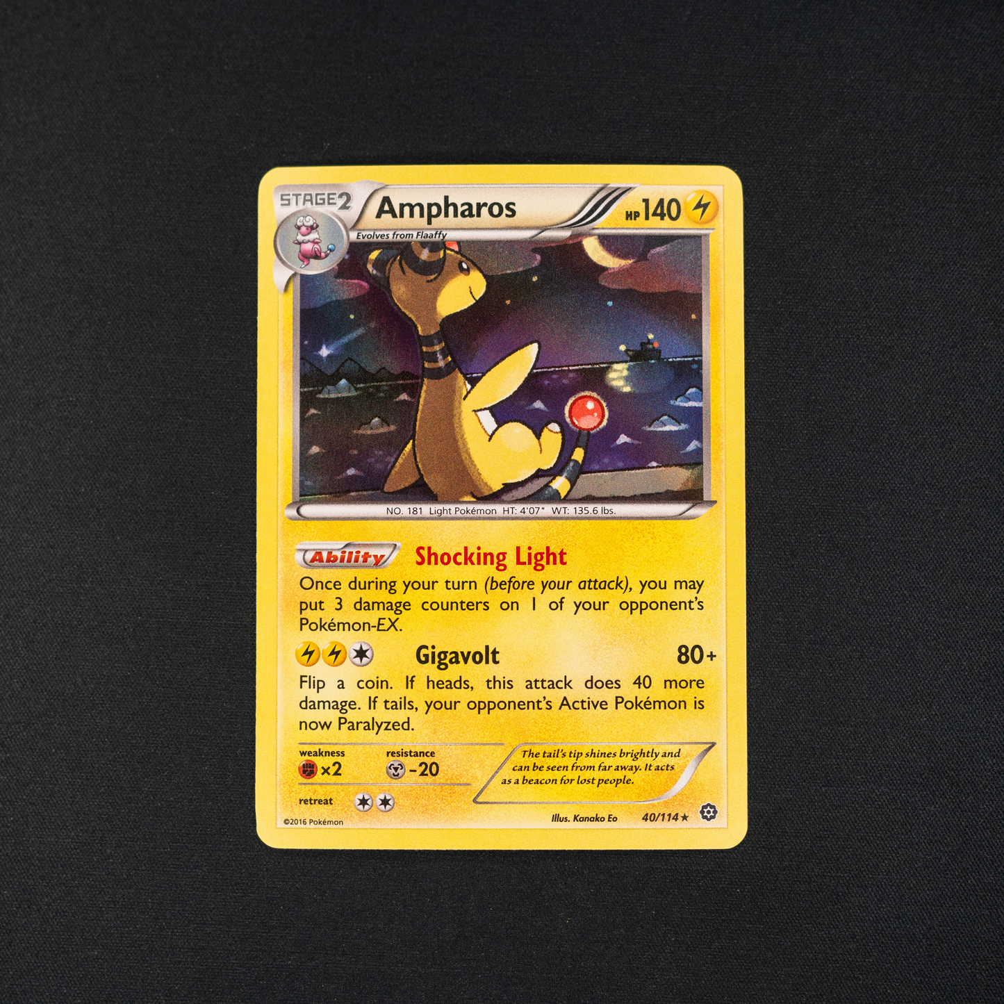 Ampharos - XY - Steam Siege (STS)