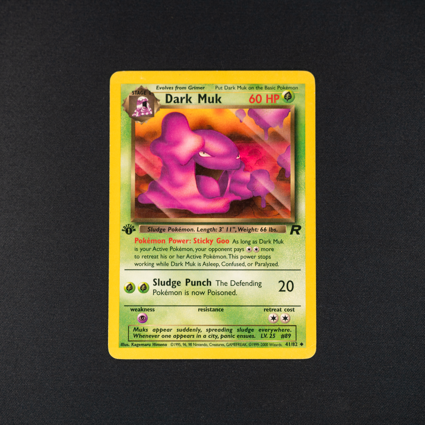 Dark Muk - Team Rocket (TR) - 1st Edition