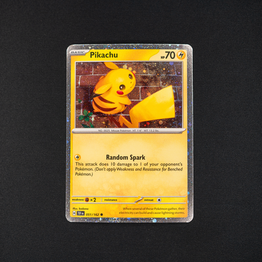 Pikachu - 051/162 (Cosmo Holo) - Miscellaneous Cards & Products (MCAP)