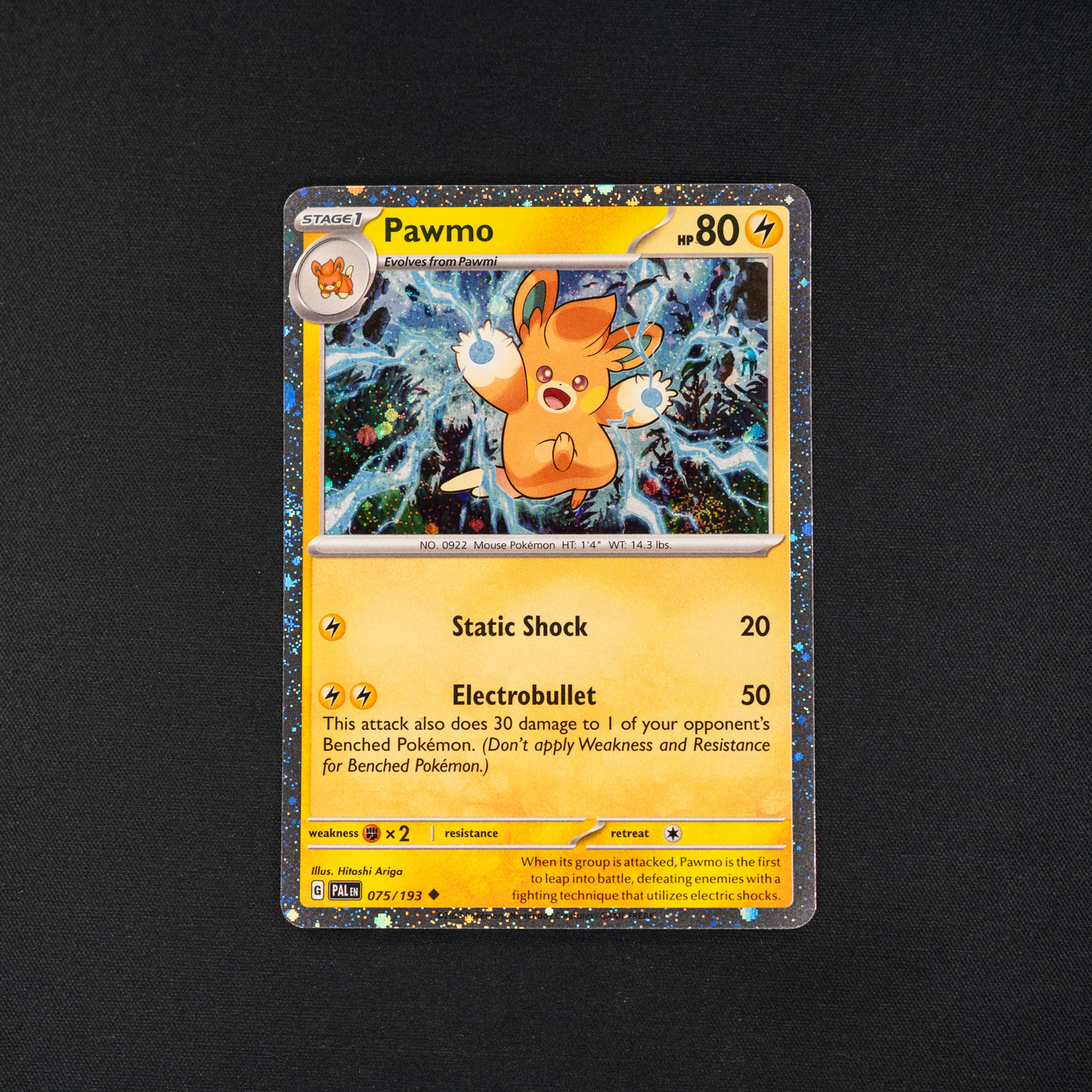 Pawmo - Cosmo Holo - SV02: Paldea Evolved (PAL)