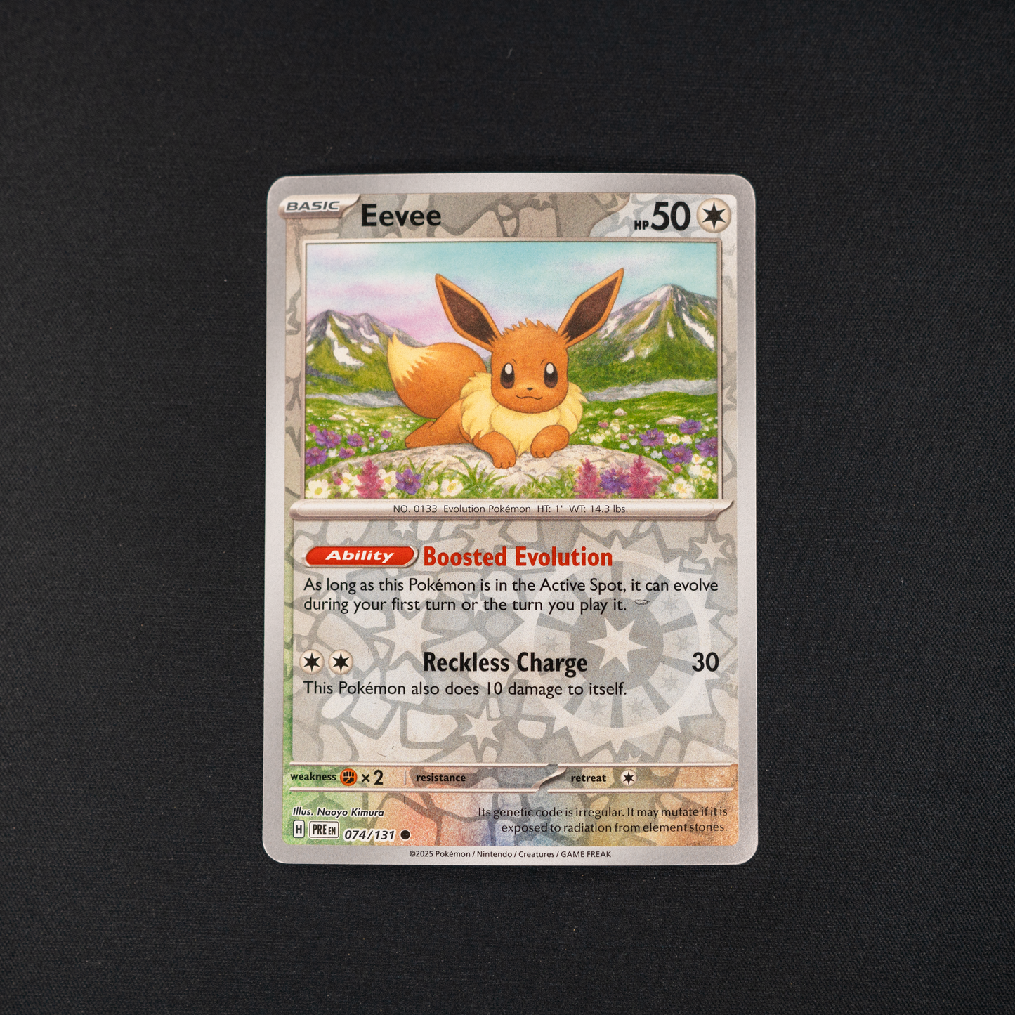 Eevee - SV: Prismatic Evolutions (PRE) - Reverse Holo