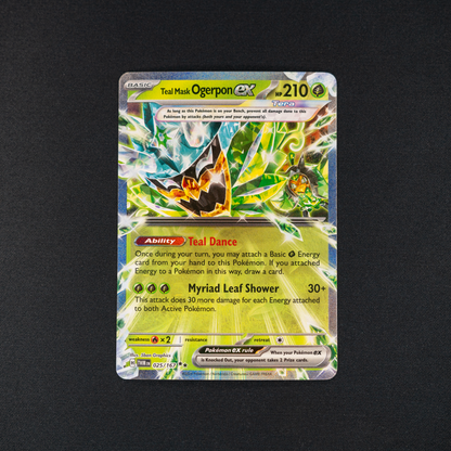 Teal Mask Ogerpon ex - 025/167 - SV06: Twilight Masquerade (TWM)
