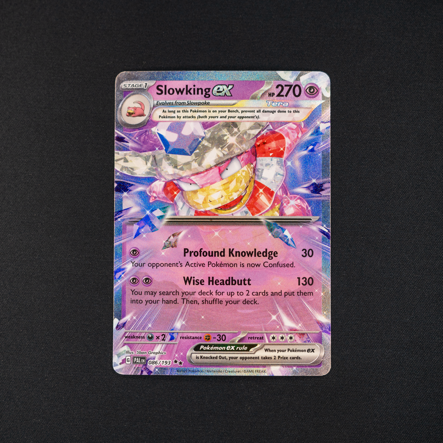 Slowking ex - 086/193 - SV02: Paldea Evolved (PAL)