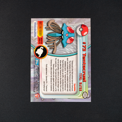 Tentacruel #73 Pokemon 1999 Topps TV