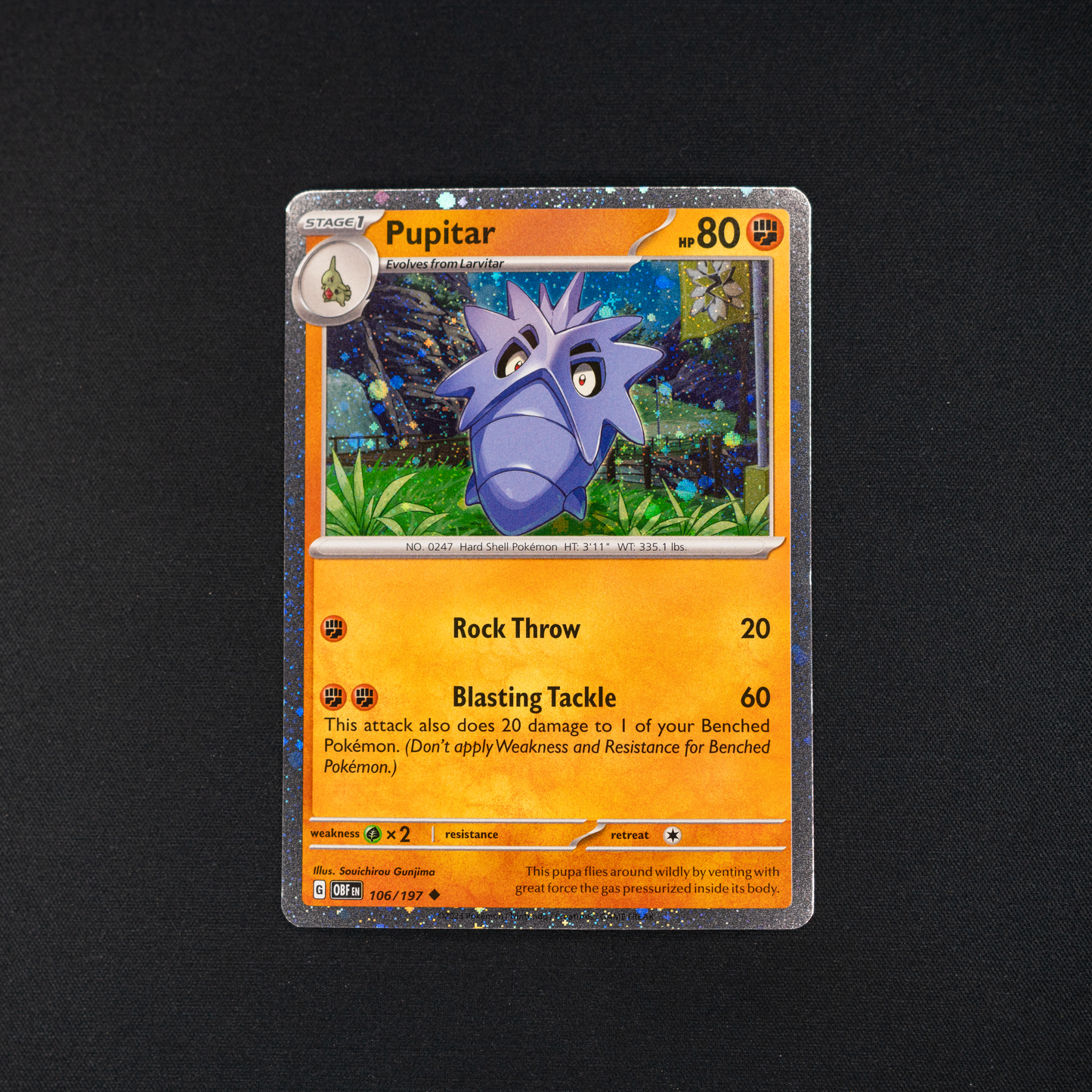 Pupitar - 106/197 (Cosmos Holo)