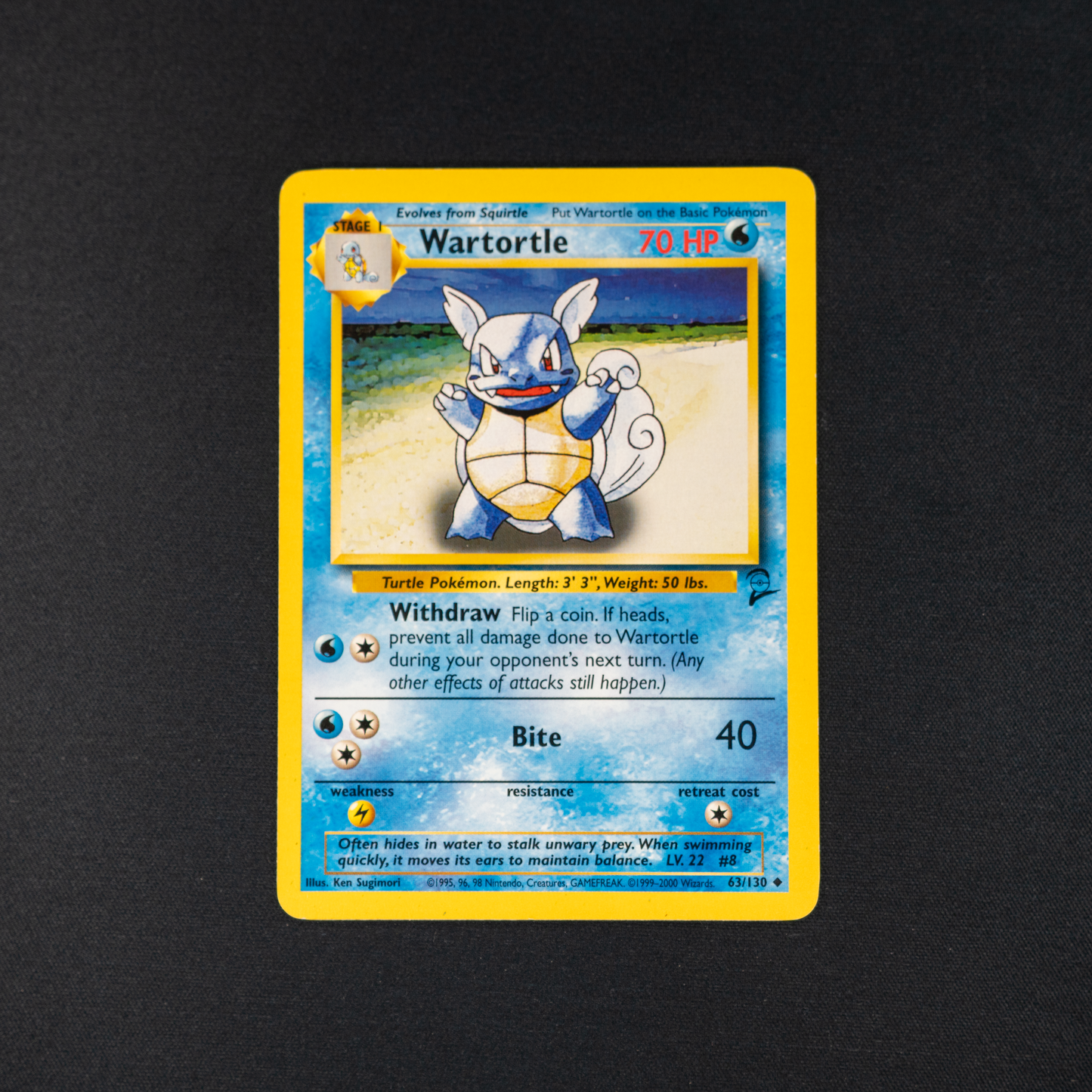 Wartortle - Base Set 2 (BS2)