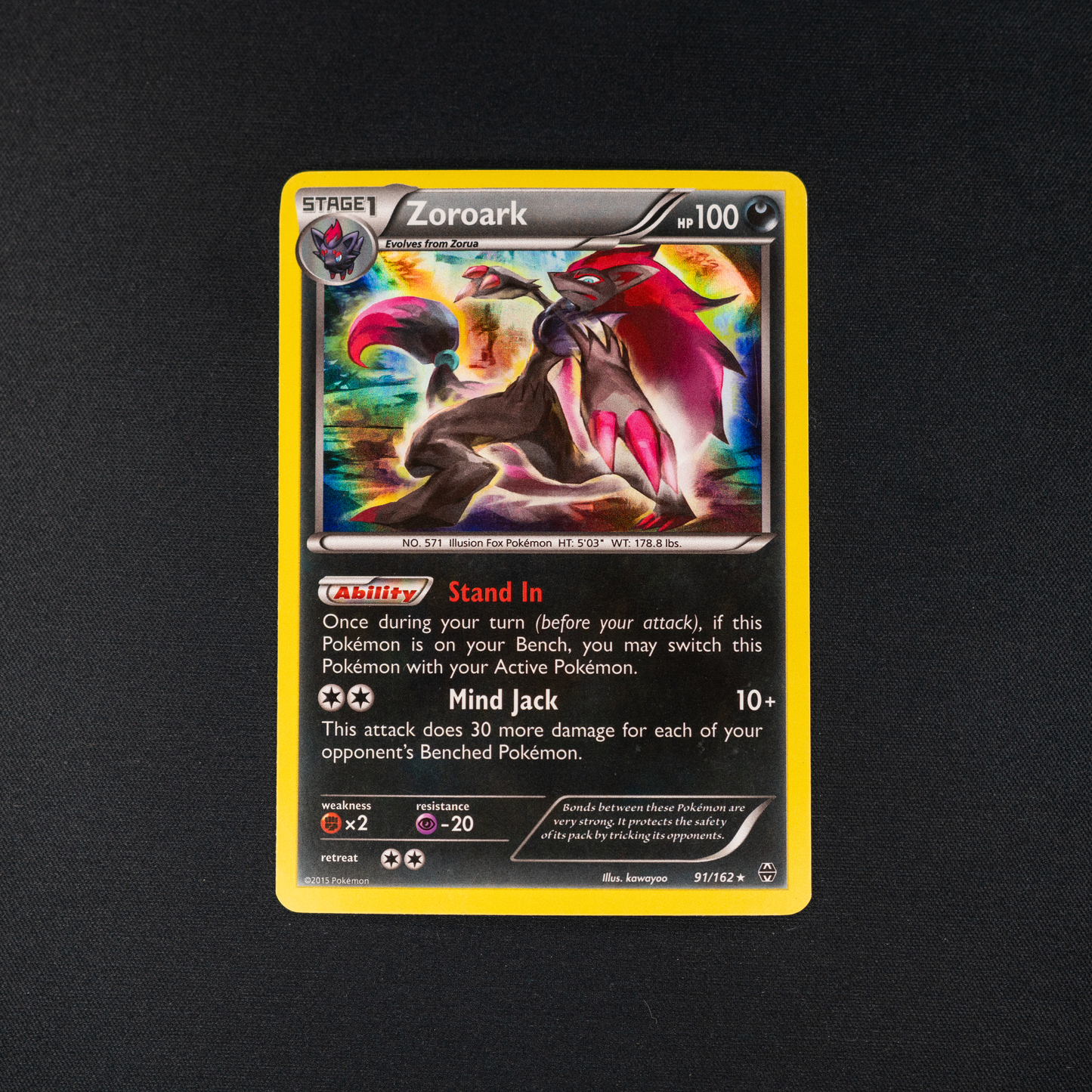 Zoroark - XY - BREAKthrough (BKT)