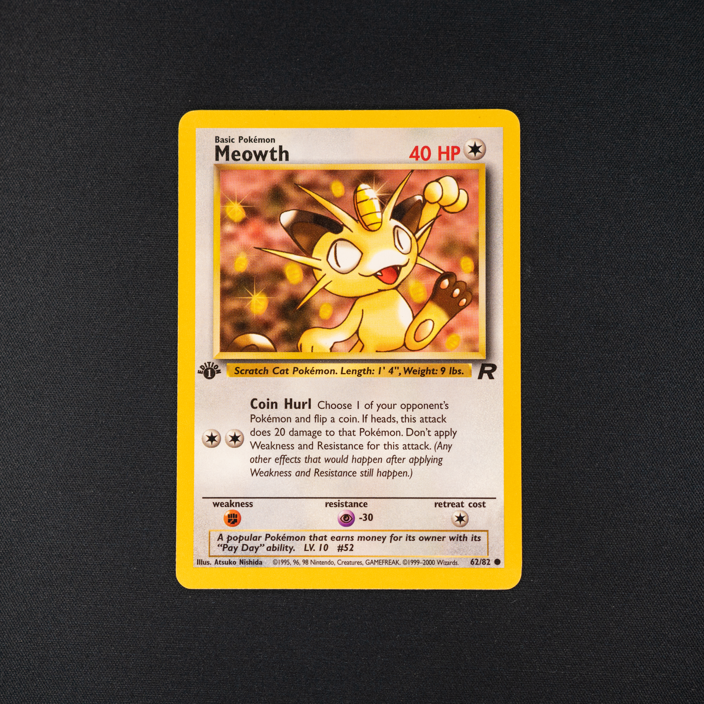 Meowth - Team Rocket (TR) - 1st Edition