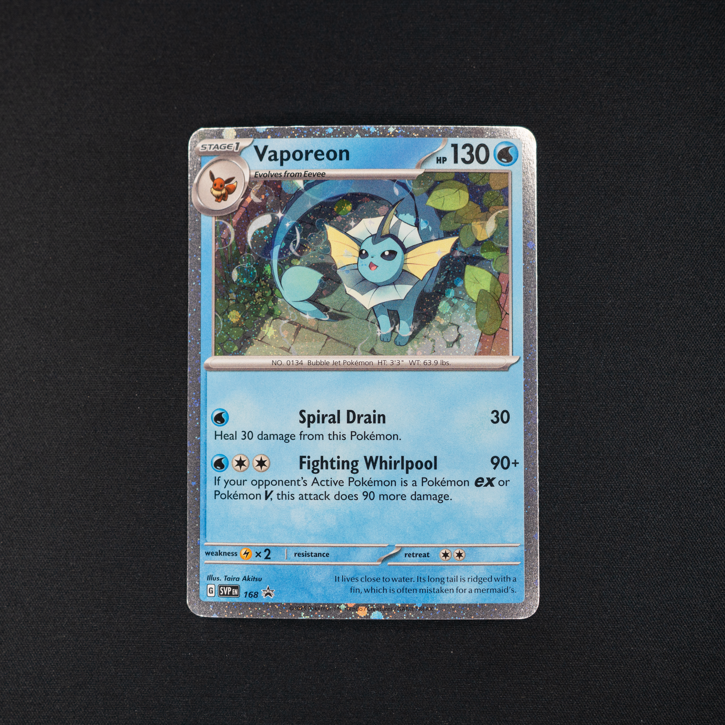 Vaporeon - 168 (Cosmos Holo) - SV: Scarlet & Violet Promo Cards (SVP)