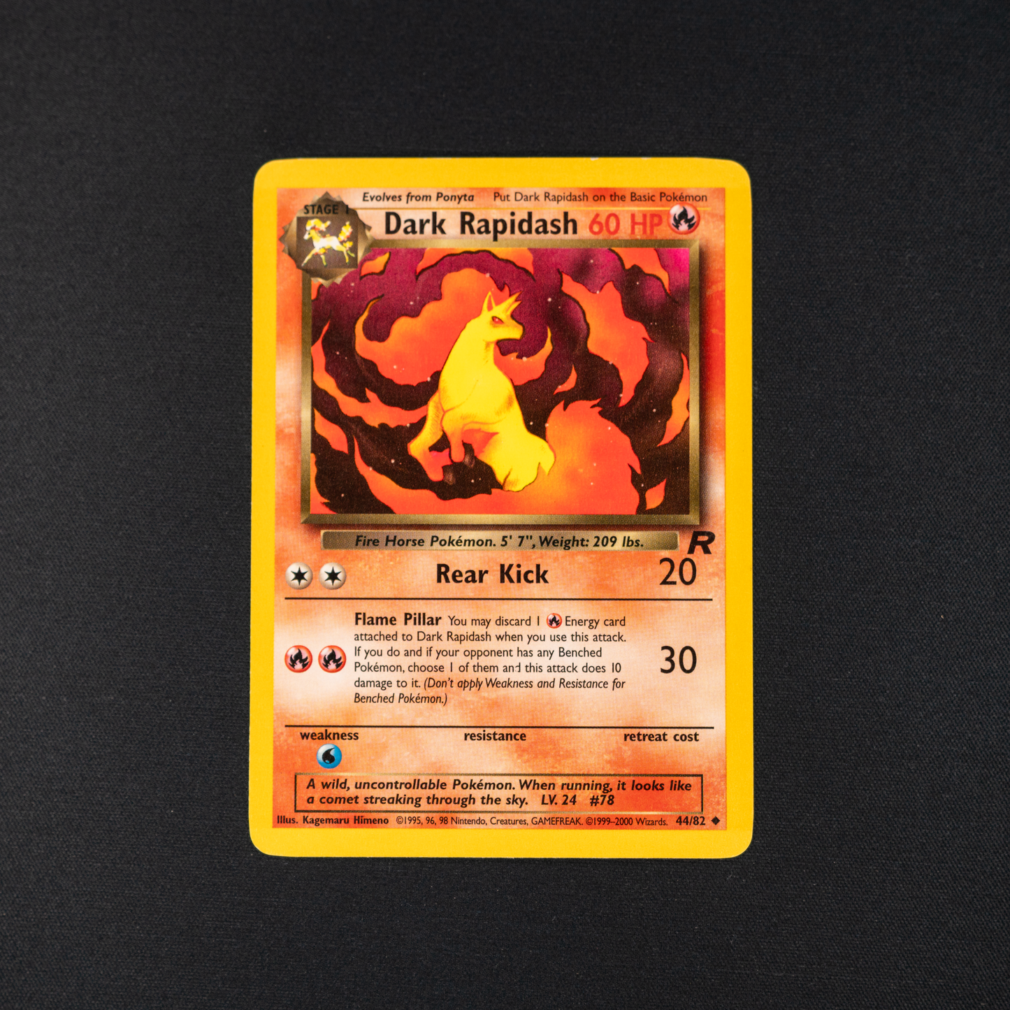 Dark Rapidash (44) - Team Rocket (TR)