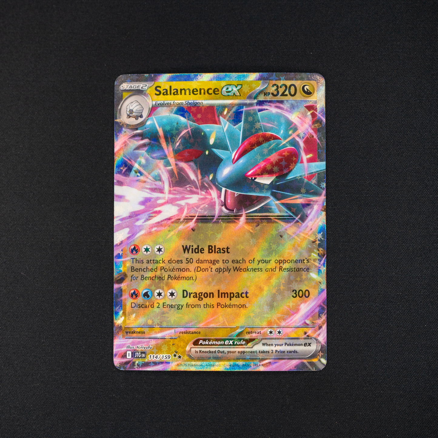 Salamence ex - 114/159 - SV09: Journey Together (JTG)