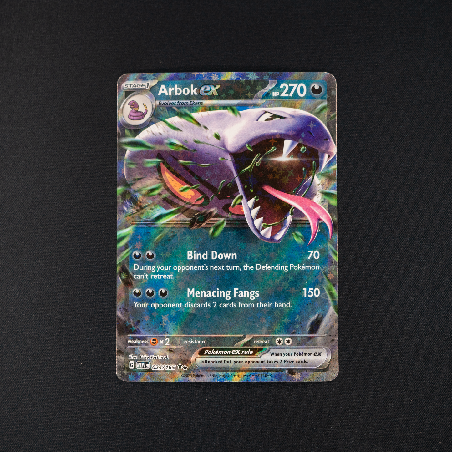Arbok ex - 024/165 - SV: Scarlet & Violet 151 (MEW)
