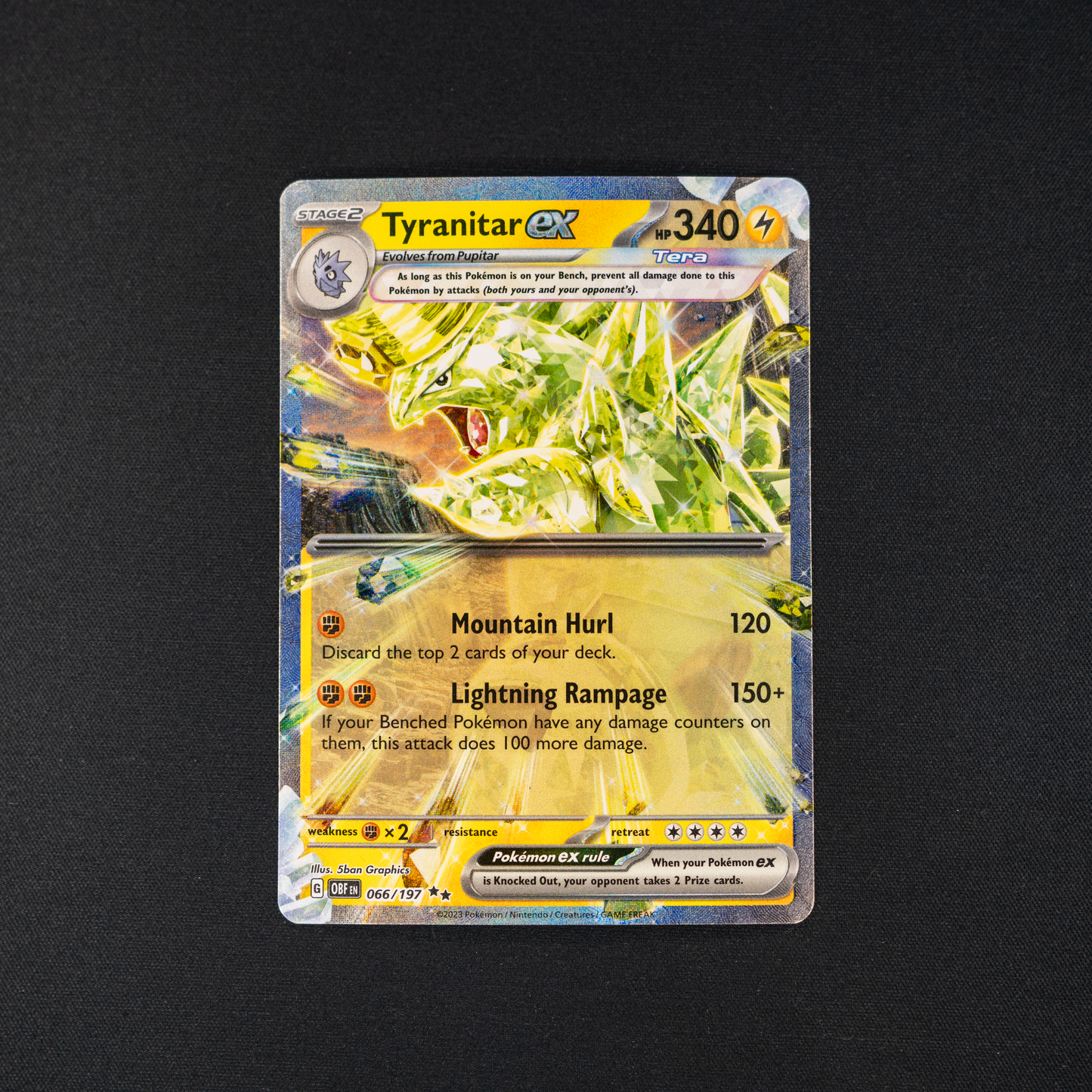 Tyranitar ex - SV03: Obsidian Flames (OBF)
