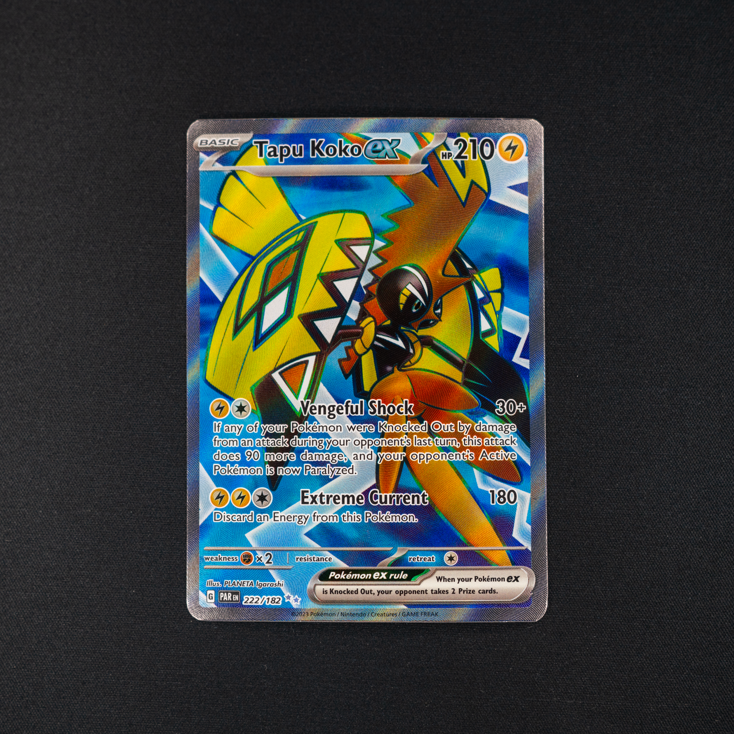 Tapu Koko ex - 222/182 - SV04: Paradox Rift (PAR)