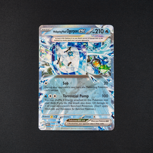 Wellspring Mask Ogerpon ex - 064/167 - SV06: Twilight Masquerade (TWM)