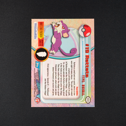 Rattata #19 Pokemon 1999 Topps TV