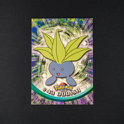 Oddish #43 Pokemon 1999 Topps TV