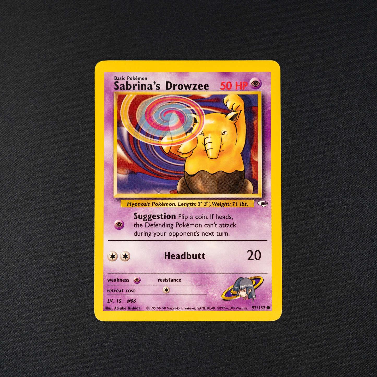 Sabrina's Drowzee - Gym Heroes (G1)