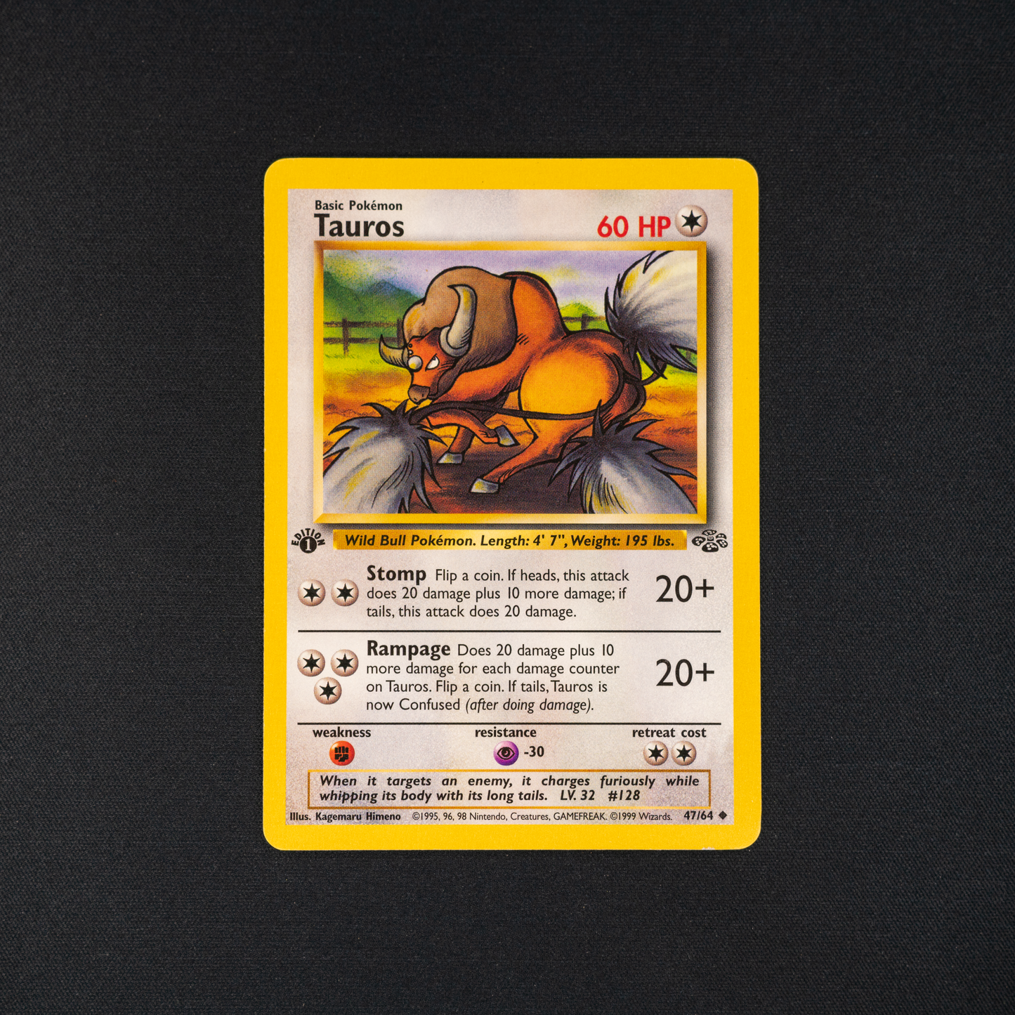 Tauros - Jungle (JU) - 1st Edition