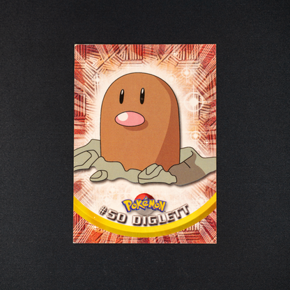 Diglett #50 Pokemon 1999 Topps TV