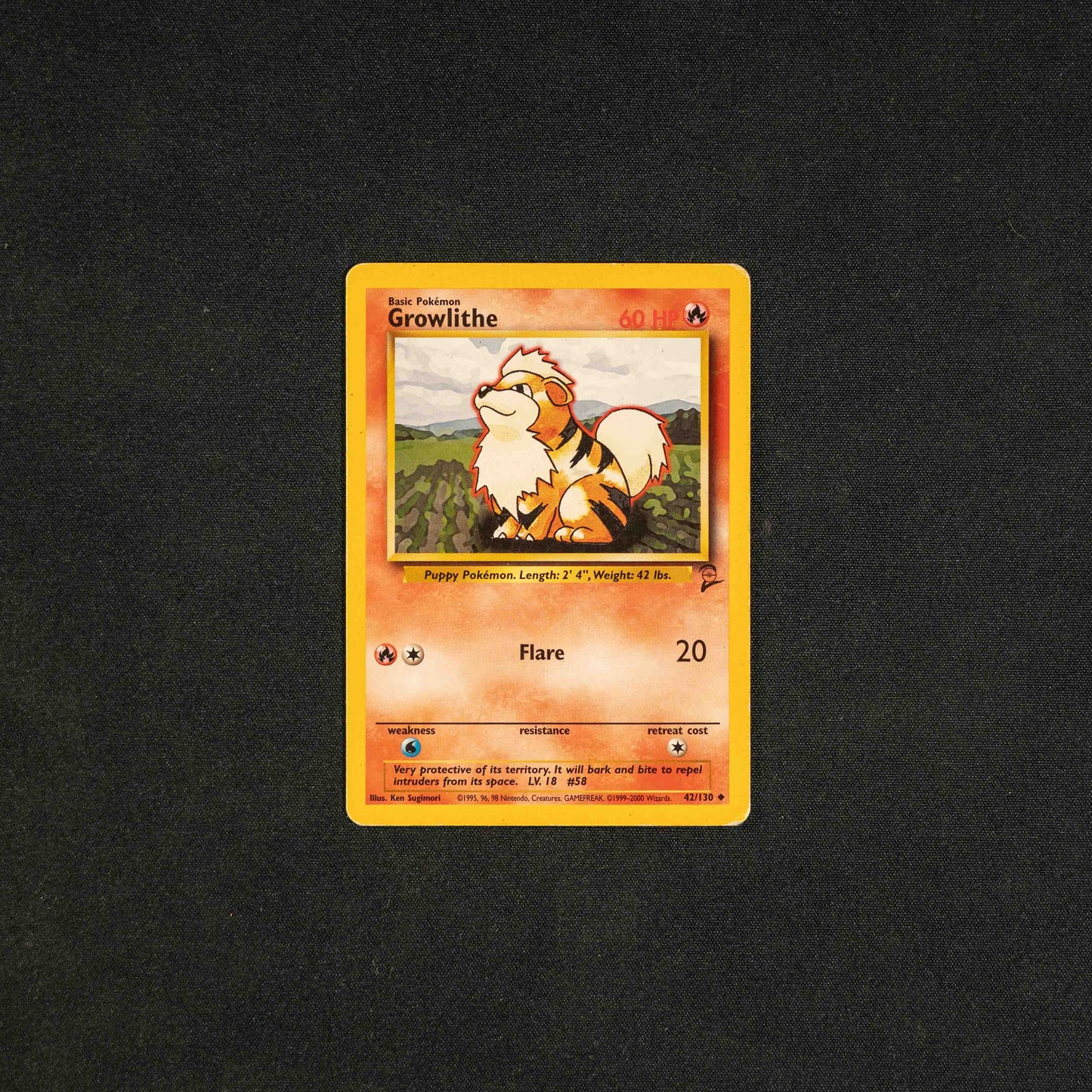 Growlithe - Base Set 2 (BS2)