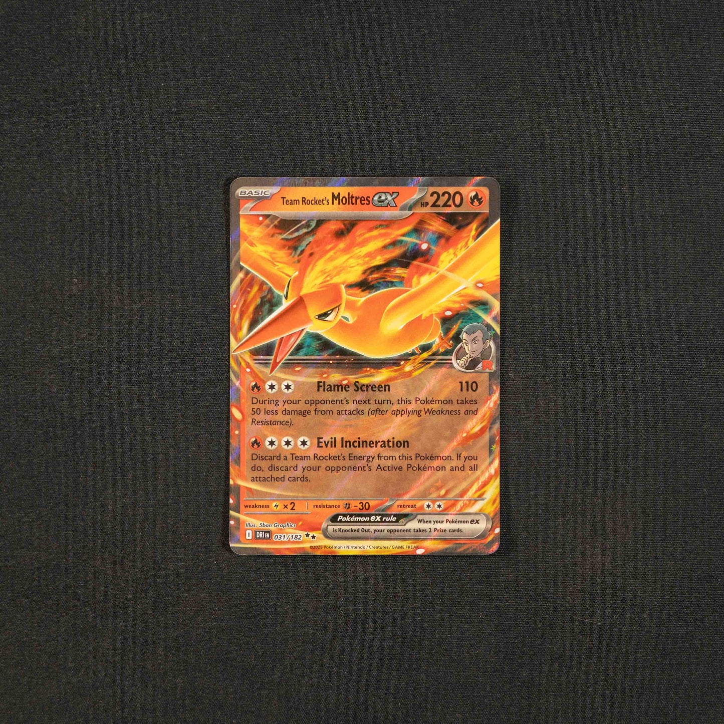 Team Rocket's Moltres ex - SV10: Destined Rivals (DRI)