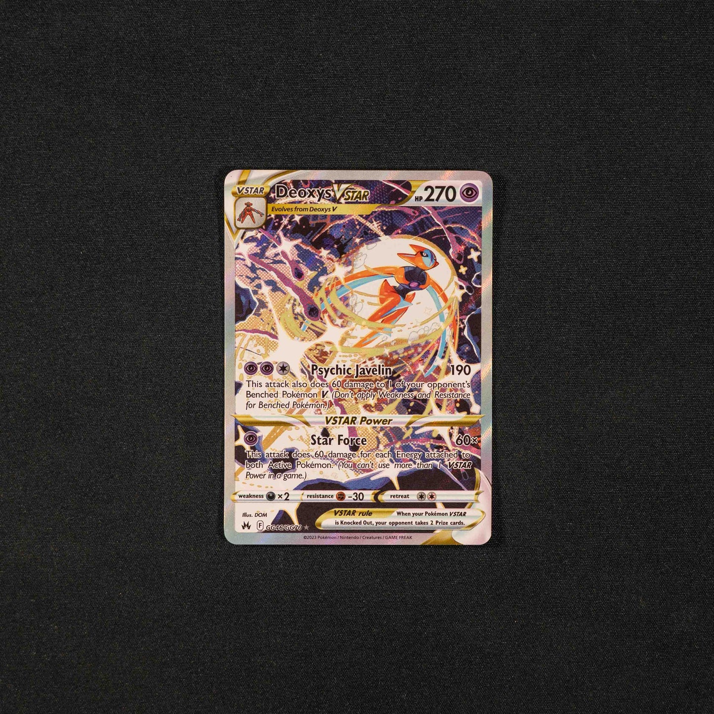 Deoxys VSTAR - Crown Zenith: Galarian Gallery (CRZ:GG)