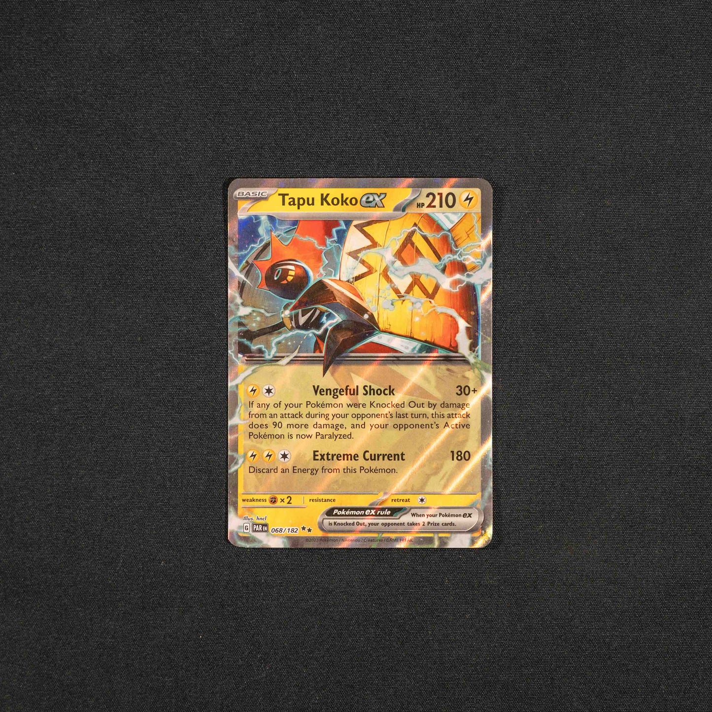 Tapu Koko ex - 068/182 - SV04: Paradox Rift (PAR)