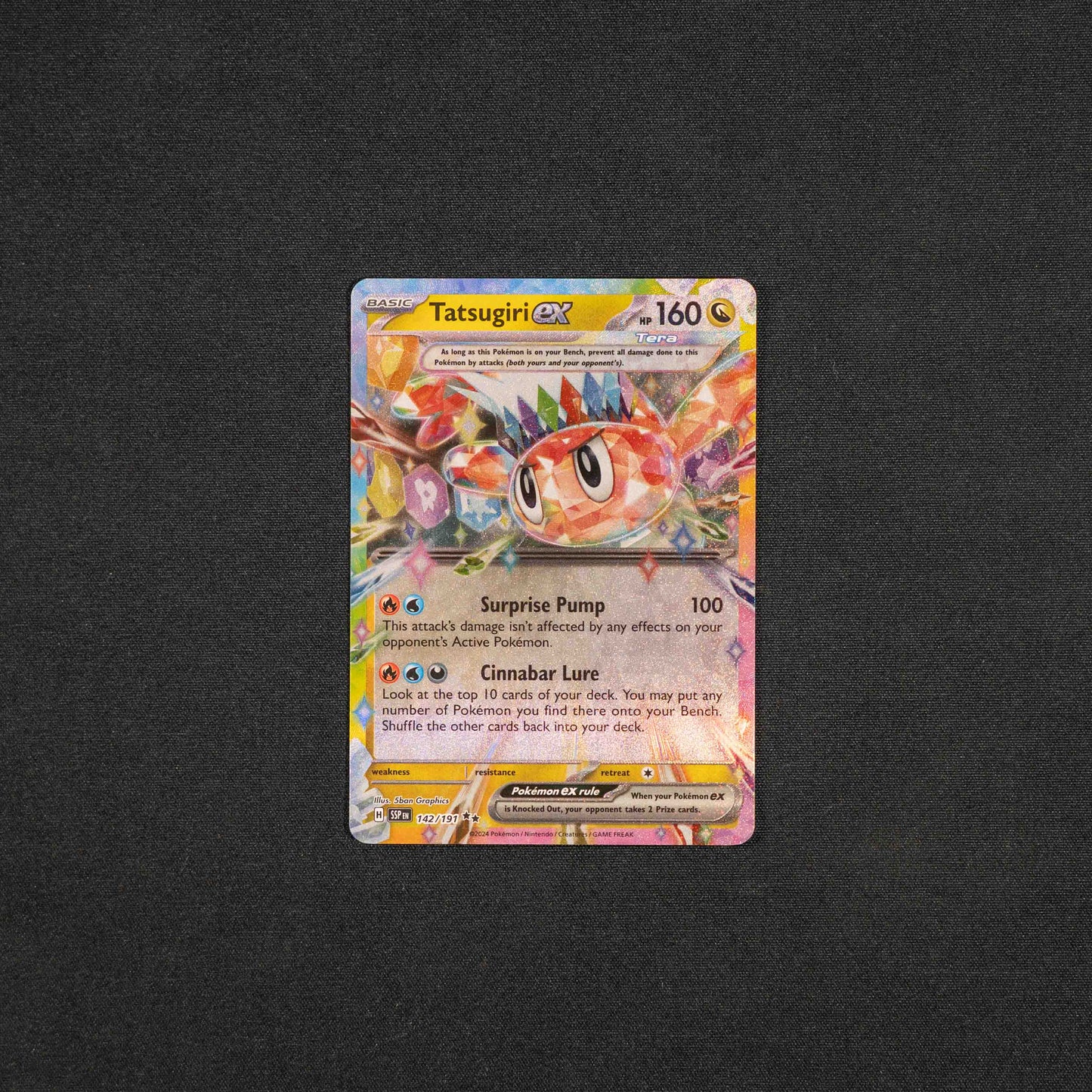 Tatsugiri ex - 142/191 - SV08: Surging Sparks (SSP)